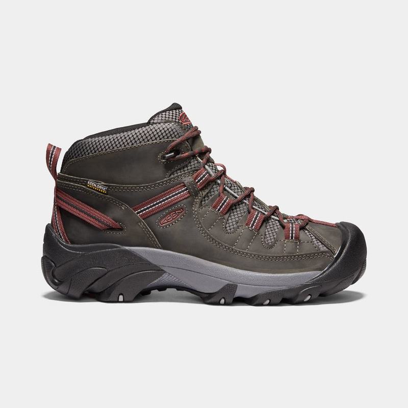 Keen Targhee II Waterproof Mid - Erkek Trekking Bot - Koyu Zeytin Yeşili - Türkiye (074652KOQ)